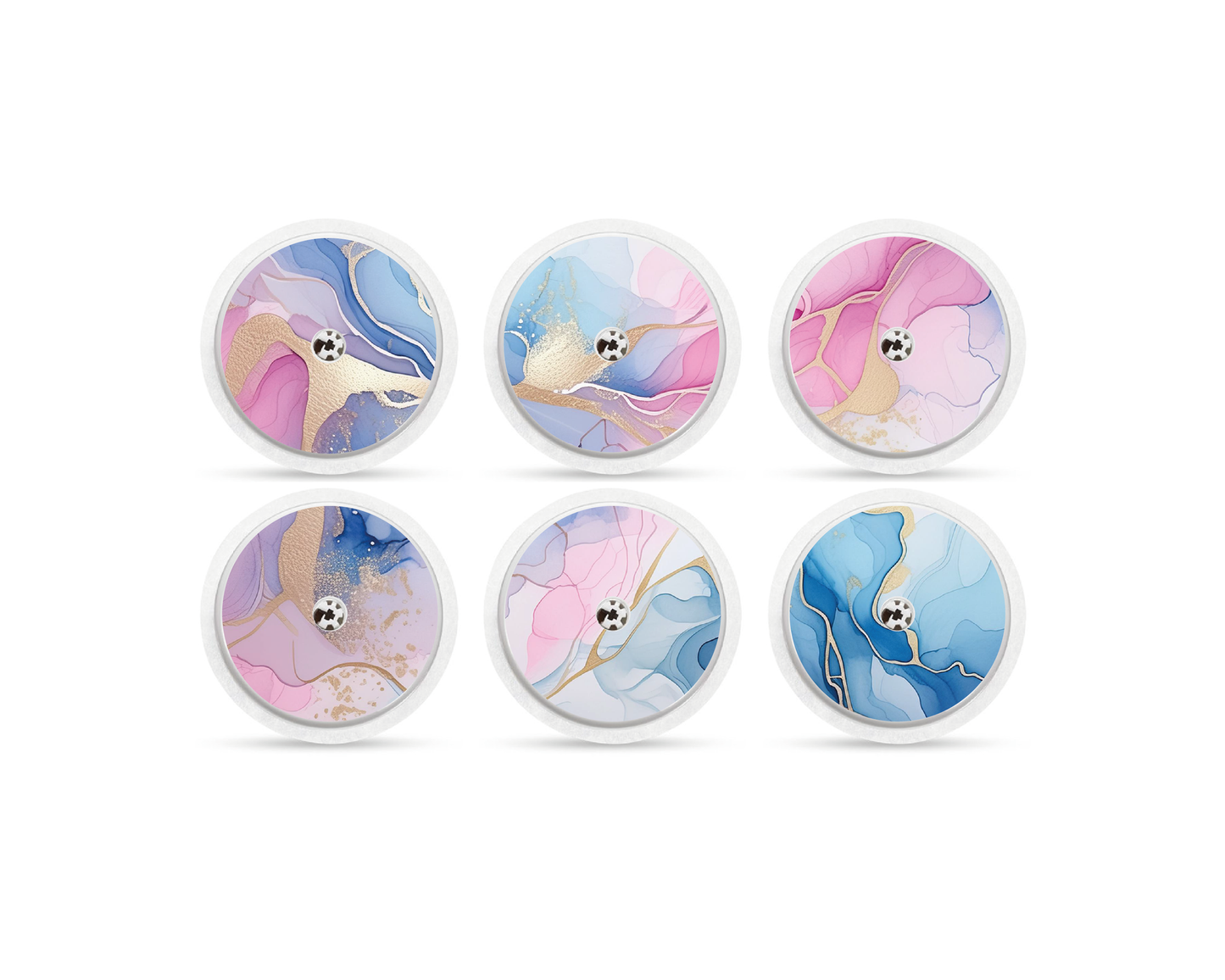 "Pastel Dreams" - CGM Sensor Stickers for Dexcom, Libre, Medtronic & Medtrum