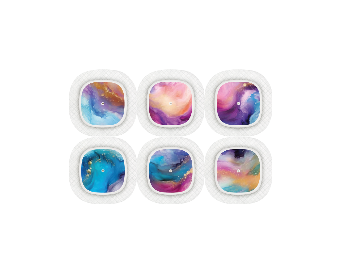 "Confetti Splash" - CGM Sensor Stickers for Dexcom, Libre, Medtronic & Medtrum