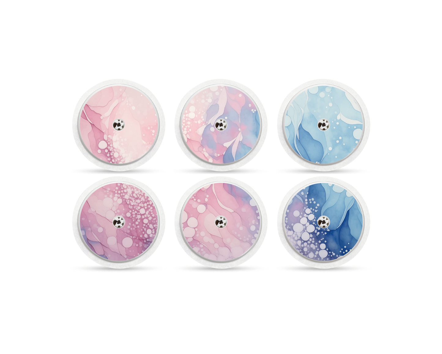 "Sea Bubbles" - CGM Sensor Stickers for Dexcom, Libre, Medtronic & Medtrum