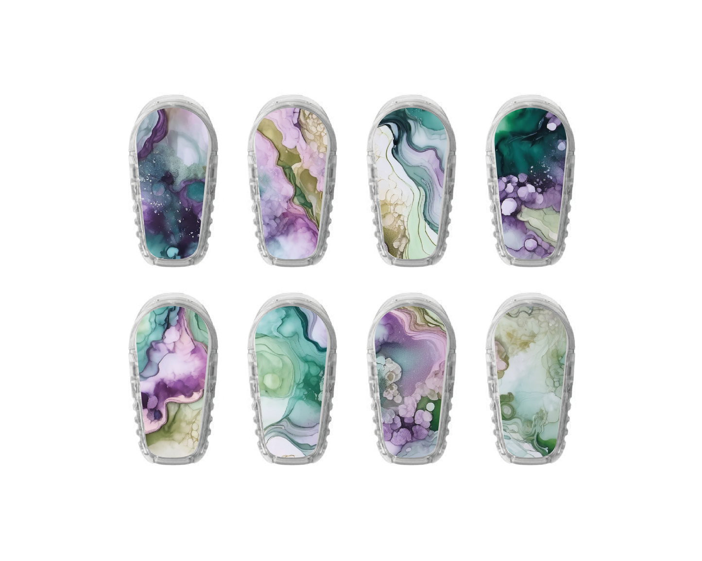 "Green Summer" - CGM Sensor Stickers for Dexcom, Libre, Medtronic & Medtrum