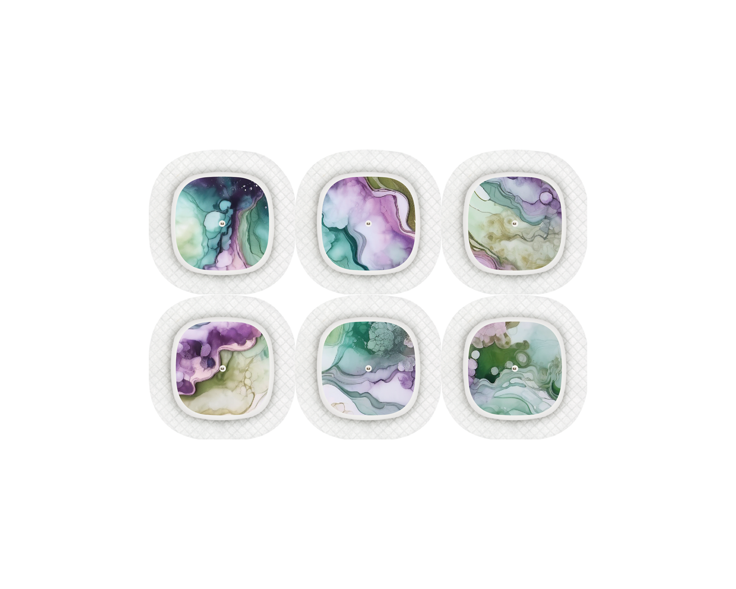 "Green Summer" - CGM Sensor Stickers for Dexcom, Libre, Medtronic & Medtrum