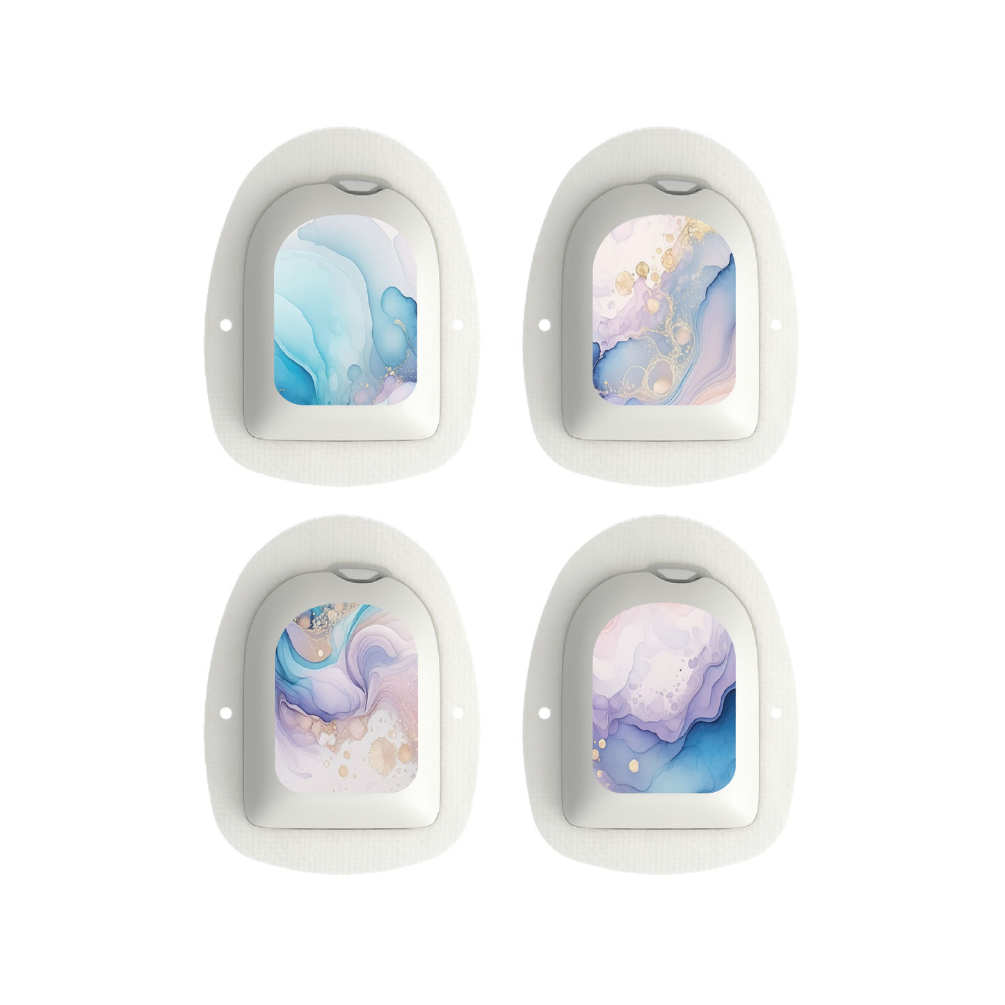 "Soft Radiance" - Omnipod Pod Stickers & Temporary Tattoos