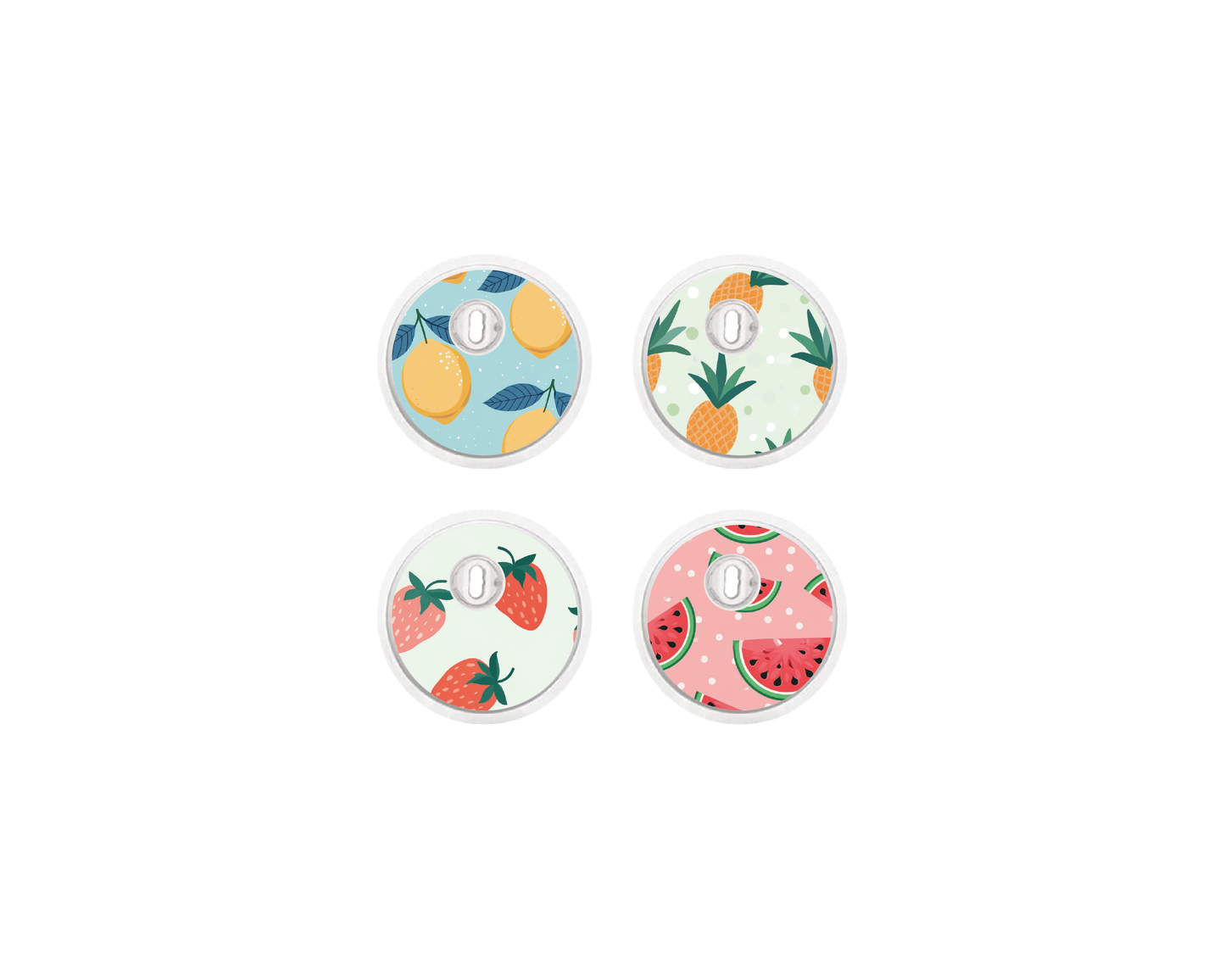 "Fruit Fusion" - CGM Sensor Stickers for Dexcom, Libre, Medtronic & Medtrum