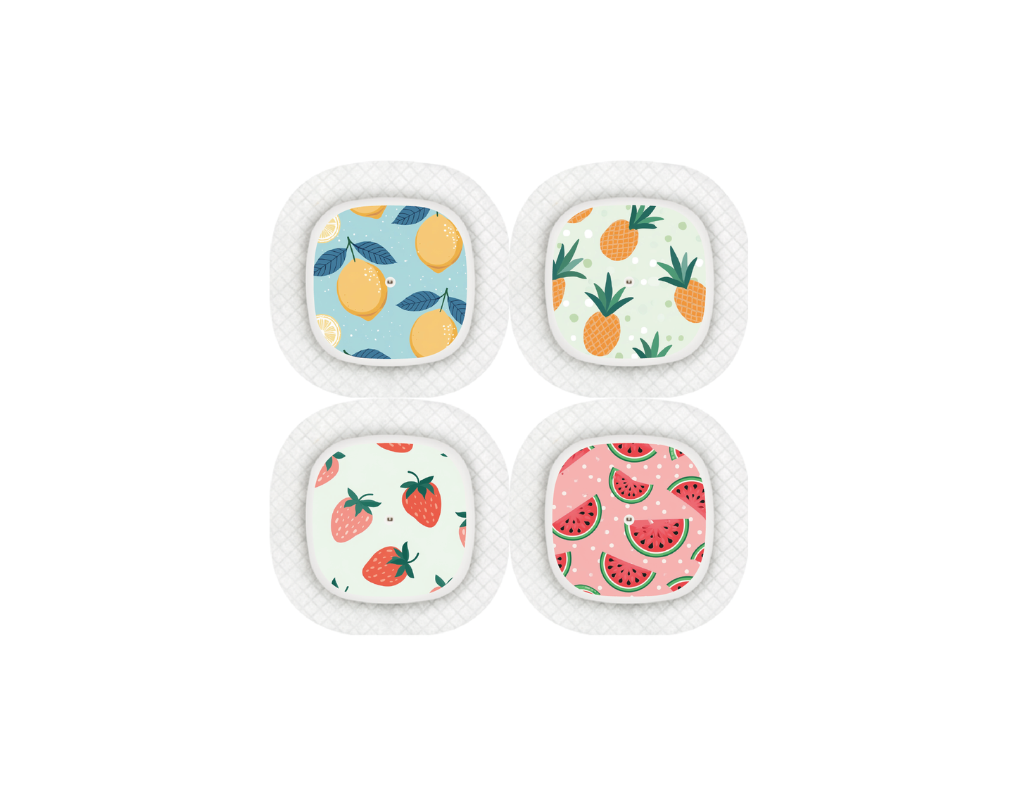 "Fruit Fusion" - CGM Sensor Stickers for Dexcom, Libre, Medtronic & Medtrum