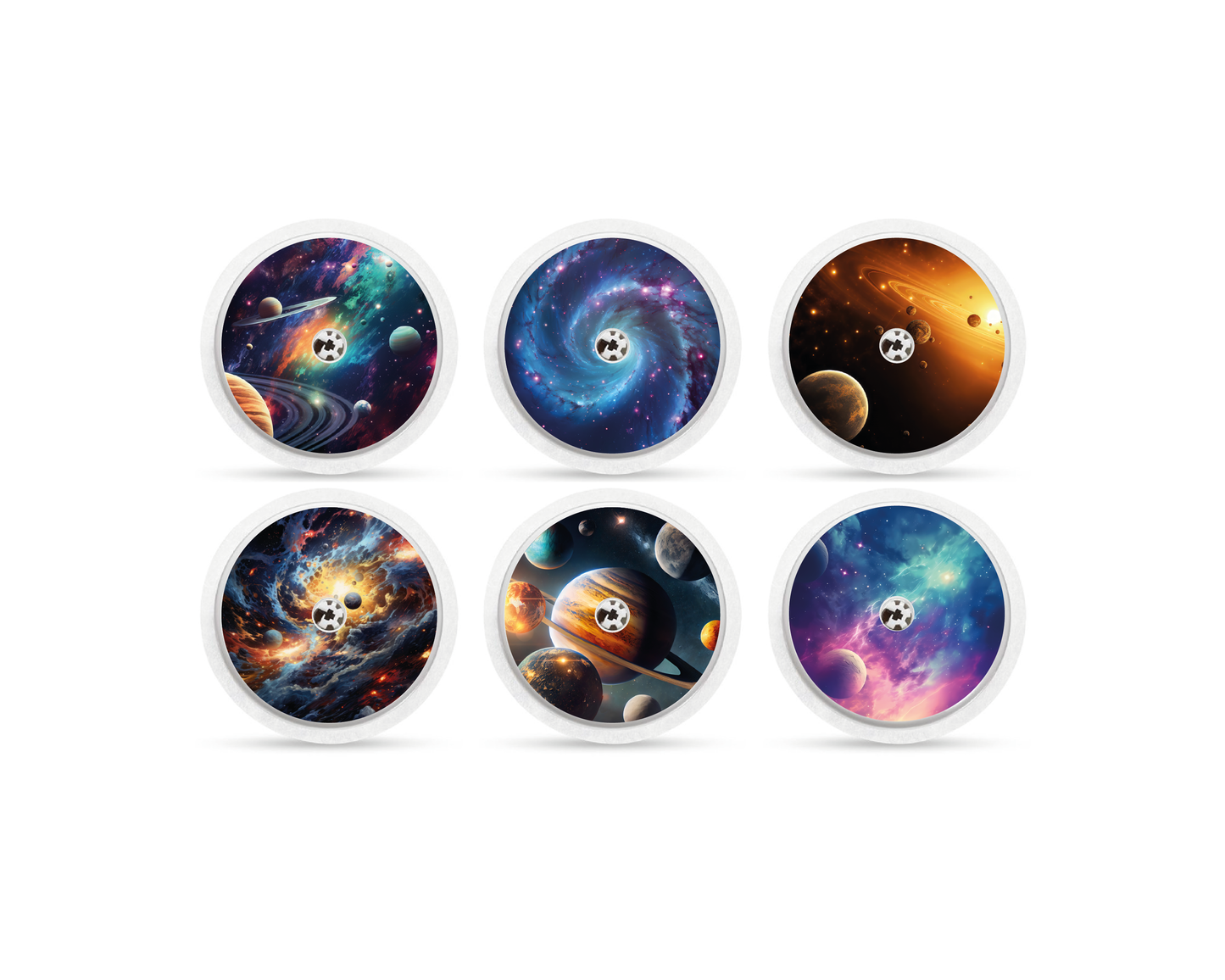 "Cosmic" - CGM Sensor Stickers for Dexcom, Libre, Medtronic & Medtrum
