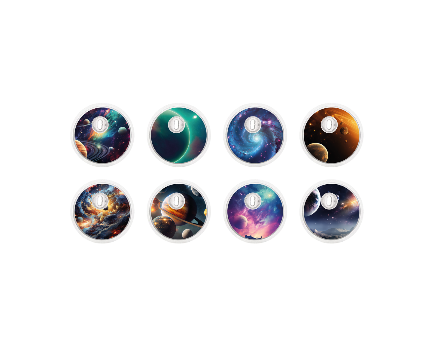 "Cosmic" - CGM Sensor Stickers for Dexcom, Libre, Medtronic & Medtrum