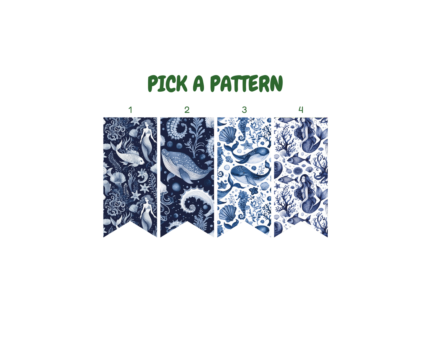 "Blue Mermaid" - Diabetes Device Stickers for Ypsopump, Tandem Tslim, Medtronic Minimed, Omnipod, Novopen