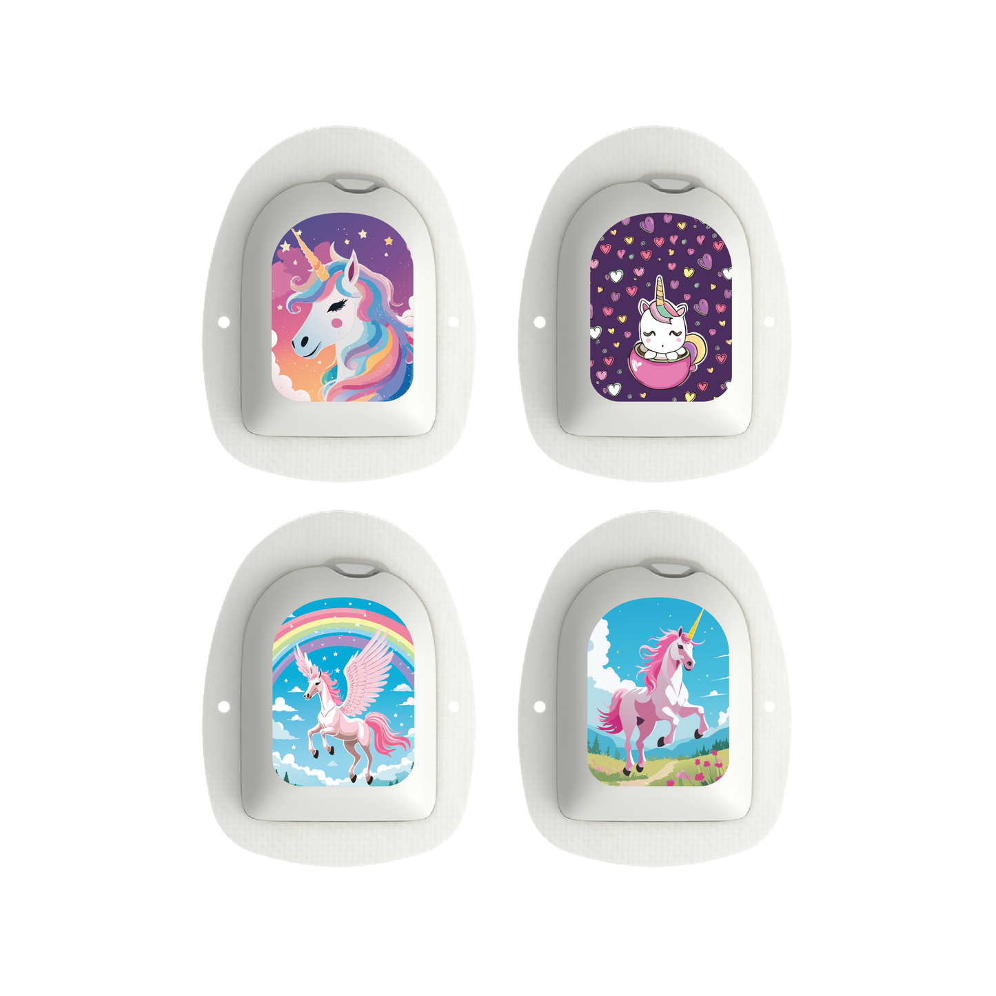 "Unicorn" - Omnipod Pod Stickers & Temporary Tattoos