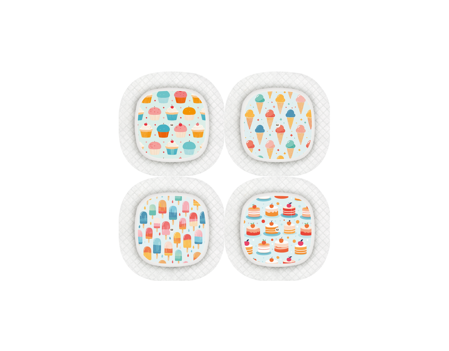 "Sweet Delights" - CGM Sensor Stickers for Dexcom, Libre, Medtronic & Medtrum