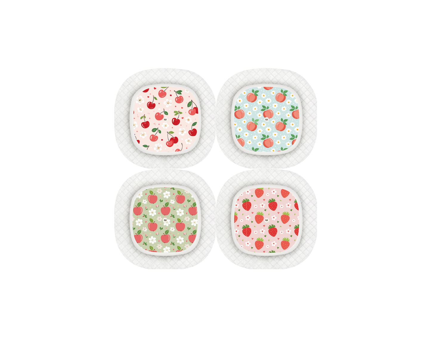 "Cherry Dream" - CGM Sensor Stickers for Dexcom, Libre, Medtronic & Medtrum