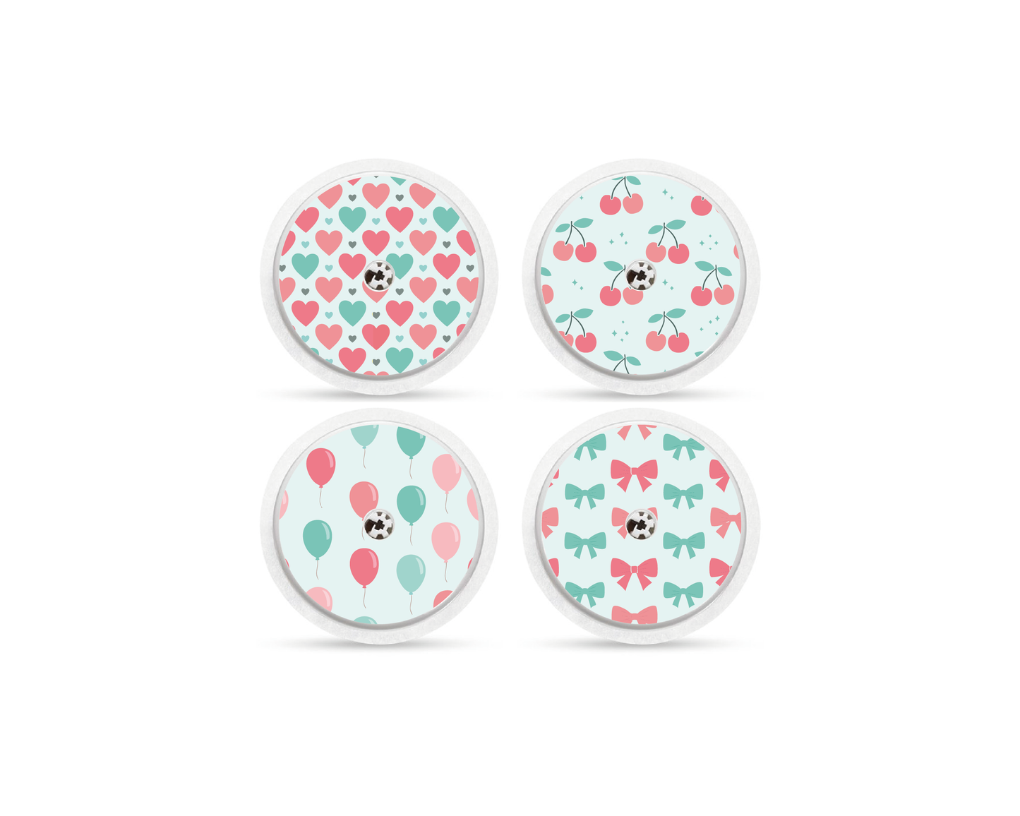 "Sweeties" - CGM Sensor Stickers for Dexcom, Libre, Medtronic & Medtrum