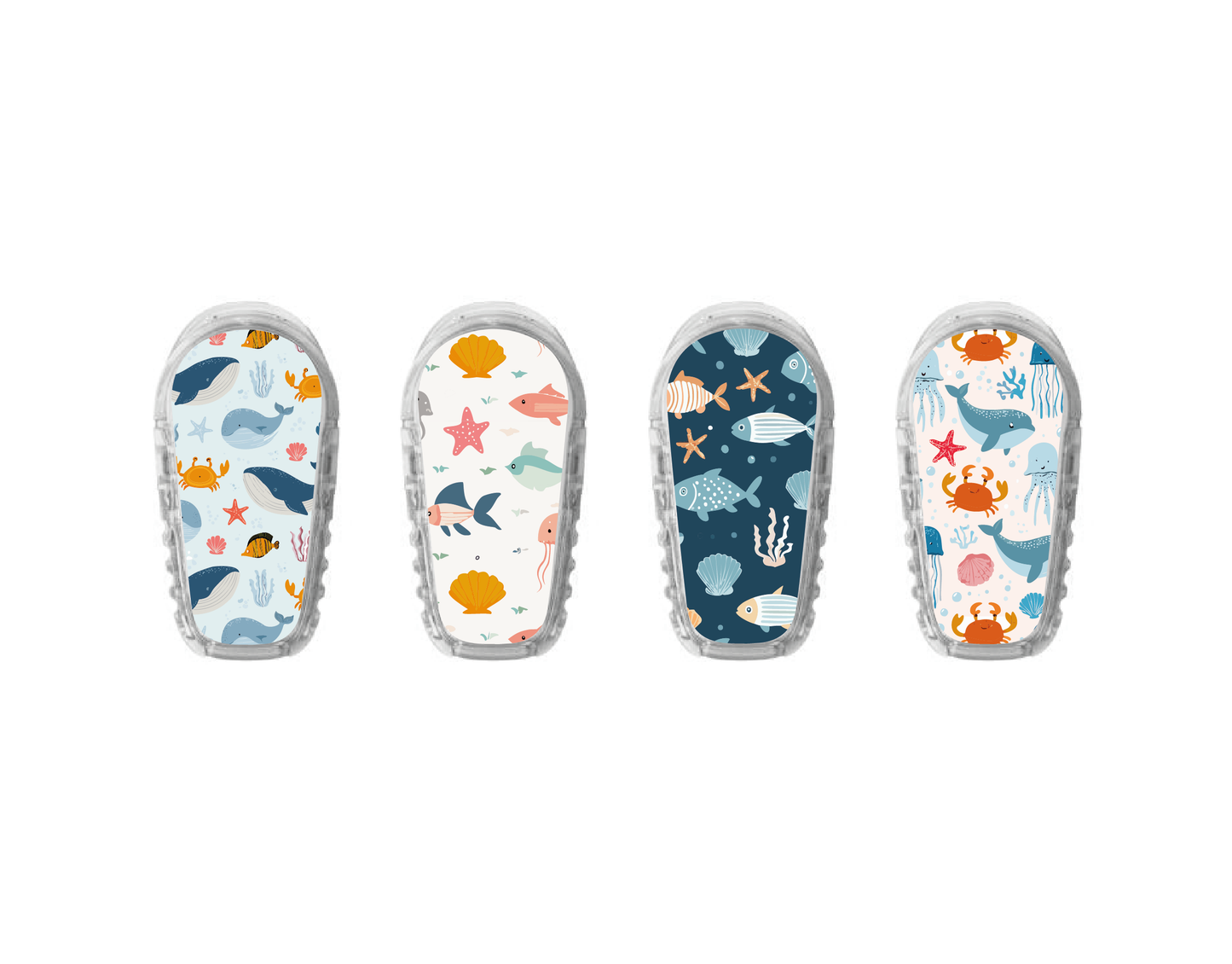"Under Sea" - CGM Sensor Stickers for Dexcom, Libre, Medtronic & Medtrum