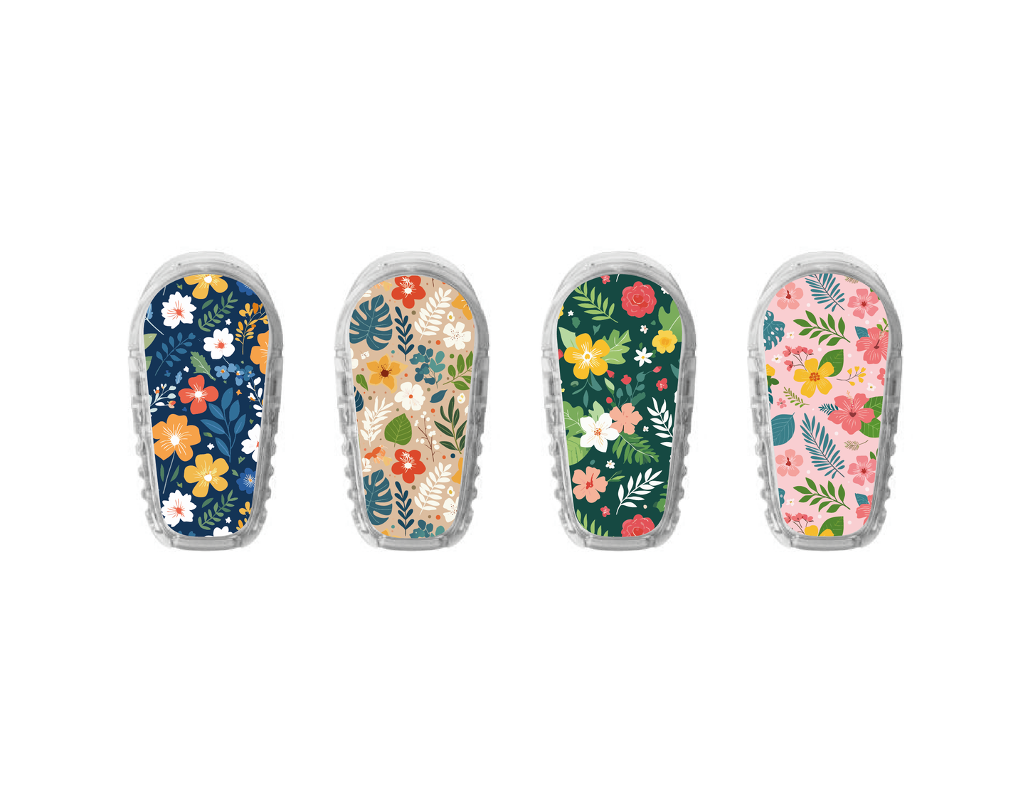 "Flower Power" - CGM Sensor Stickers for Dexcom, Libre, Medtronic & Medtrum