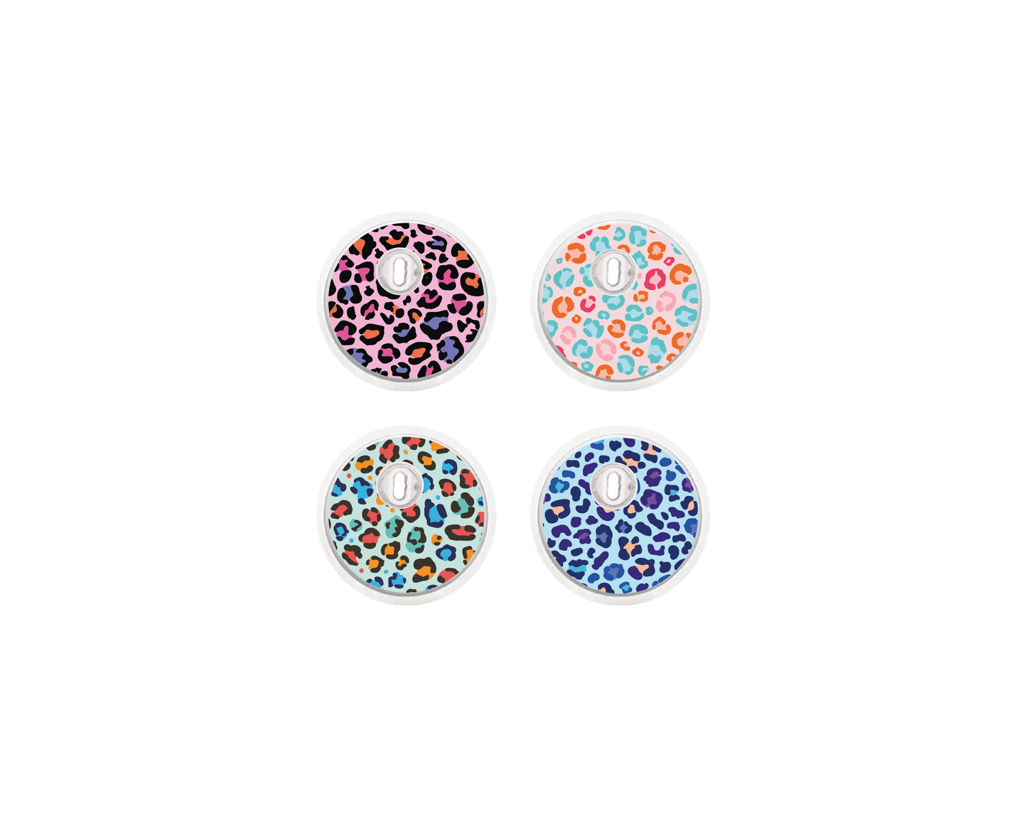 "Leopard Pop" - CGM Sensor Stickers for Dexcom, Libre, Medtronic & Medtrum