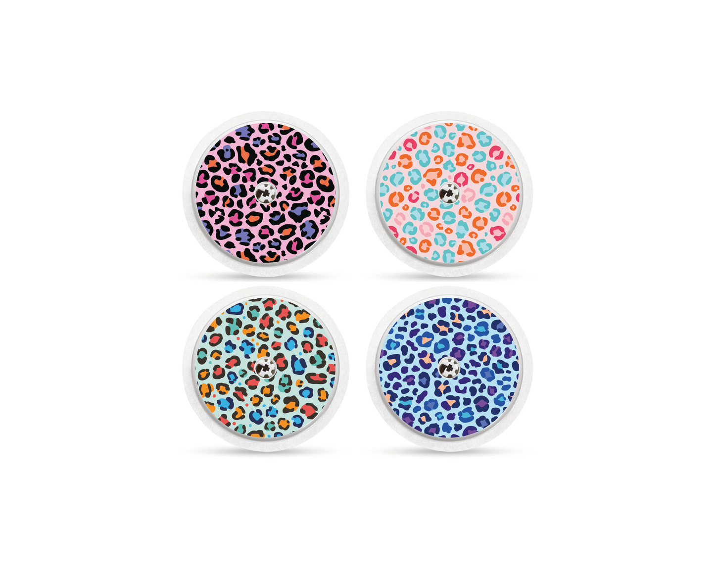 "Leopard Pop" - CGM Sensor Stickers for Dexcom, Libre, Medtronic & Medtrum
