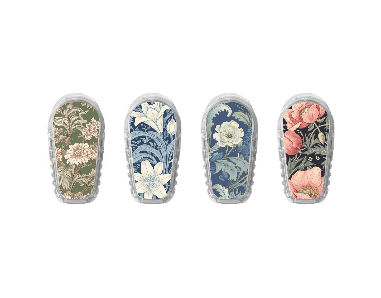 "Heritage Garden" - CGM Sensor Stickers for Dexcom, Libre, Medtronic & Medtrum