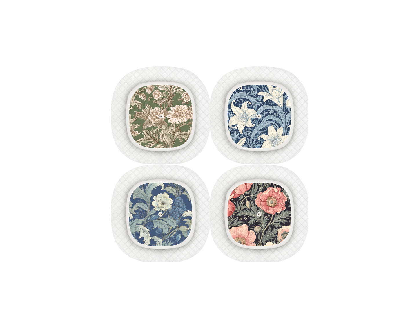 "Heritage Garden" - CGM Sensor Stickers for Dexcom, Libre, Medtronic & Medtrum