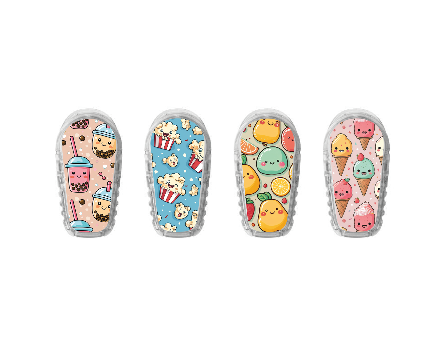 "Snack Attack" - CGM Sensor Stickers for Dexcom, Libre, Medtronic & Medtrum