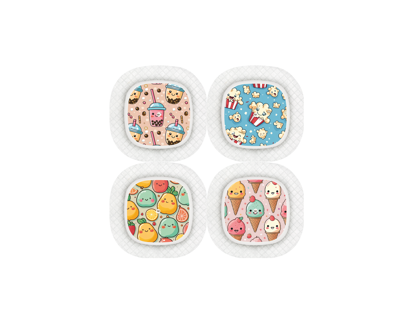 "Snack Attack" - CGM Sensor Stickers for Dexcom, Libre, Medtronic & Medtrum