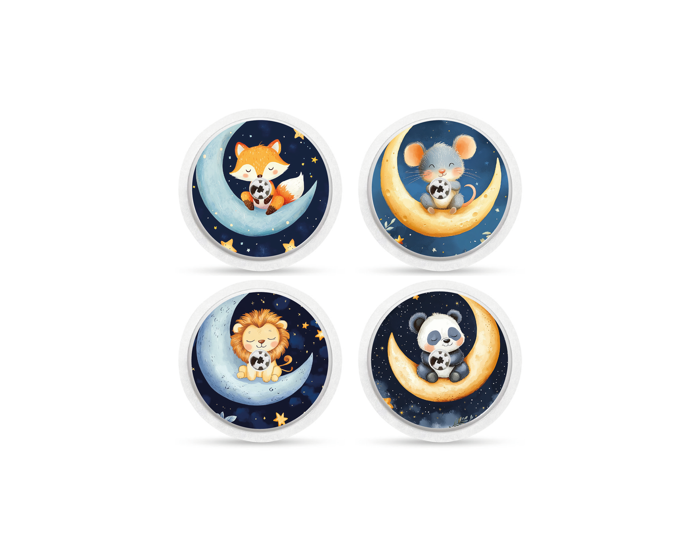 "Dreamland" - CGM Sensor Stickers for Dexcom, Libre, Medtronic & Medtrum