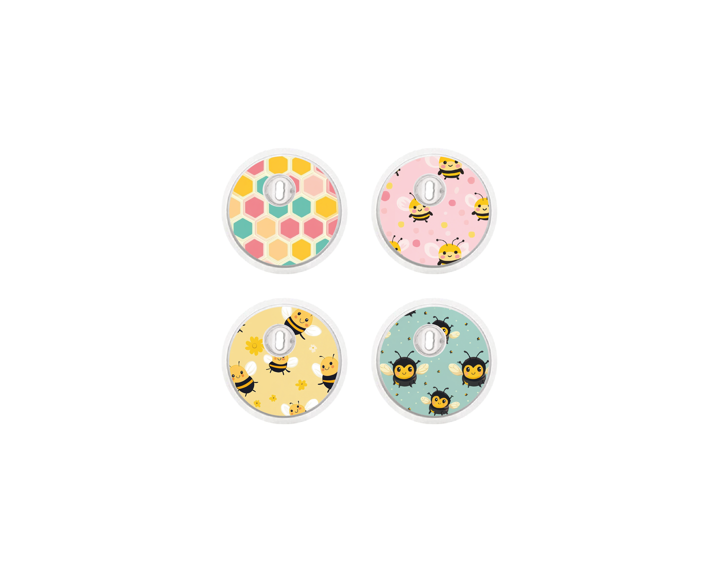 "Bee Sweet" - CGM Sensor Stickers for Dexcom, Libre, Medtronic & Medtrum