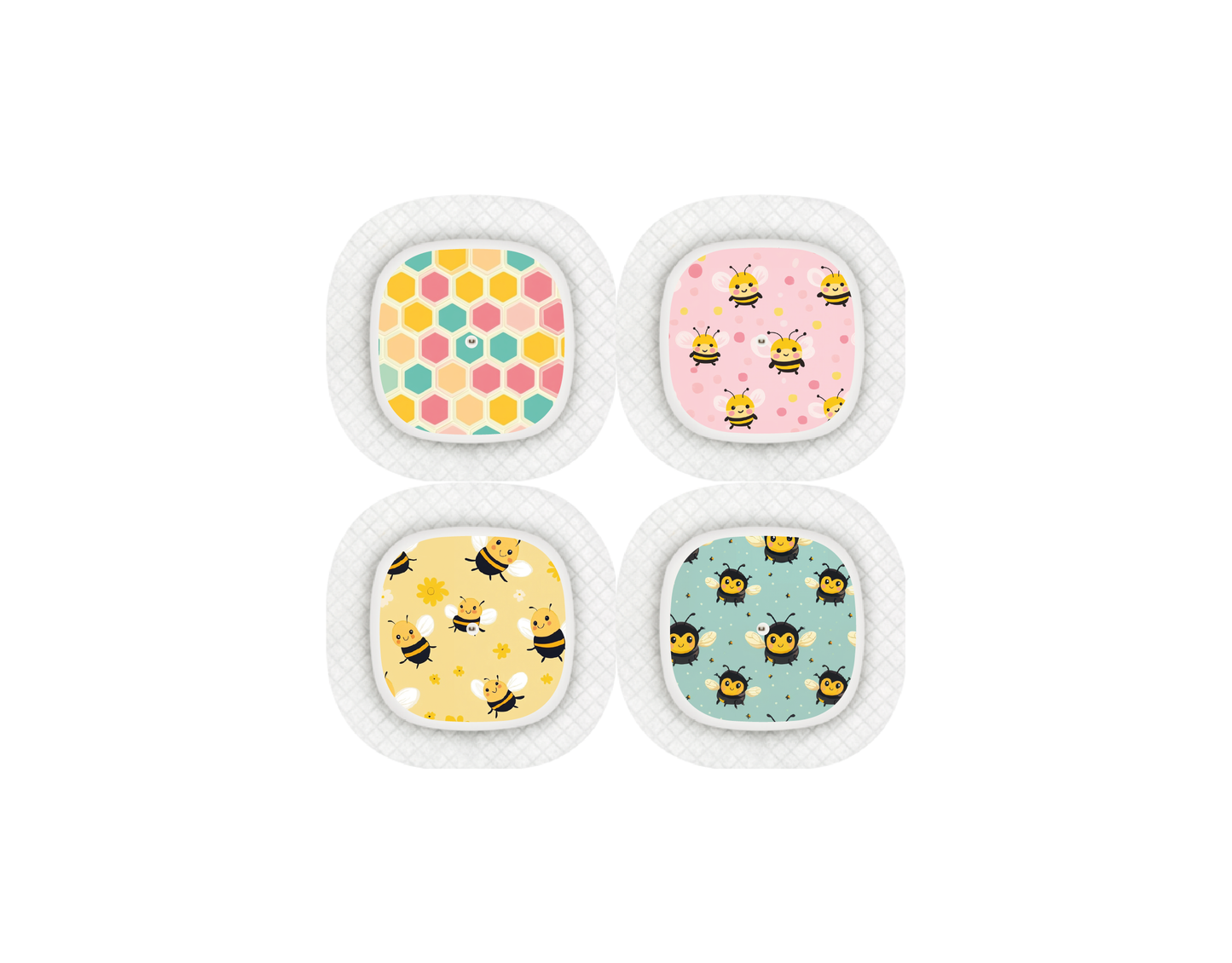 "Bee Sweet" - CGM Sensor Stickers for Dexcom, Libre, Medtronic & Medtrum