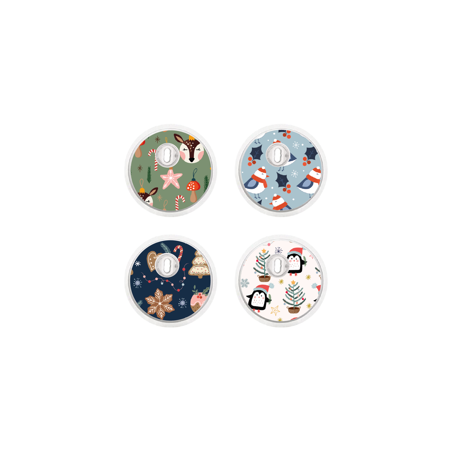"Winter Land" - CGM Sensor Stickers for Dexcom, Libre, Medtronic & Medtrum