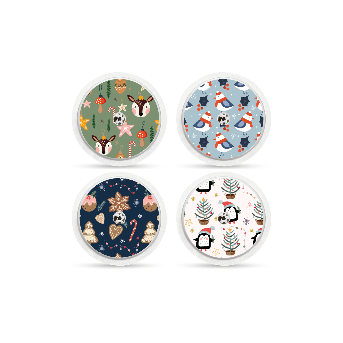 "Winter Land" - CGM Sensor Stickers for Dexcom, Libre, Medtronic & Medtrum