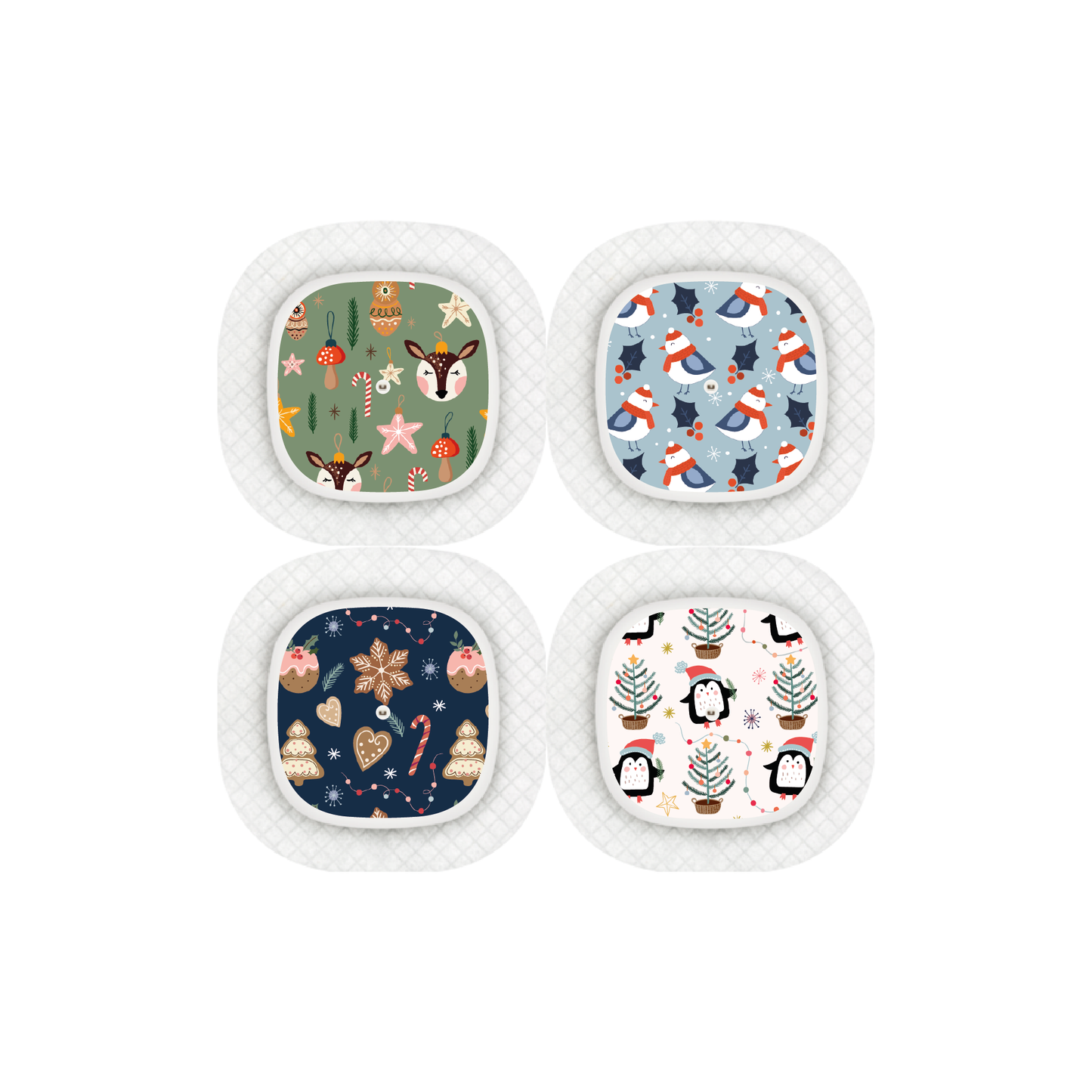 "Winter Land" - CGM Sensor Stickers for Dexcom, Libre, Medtronic & Medtrum