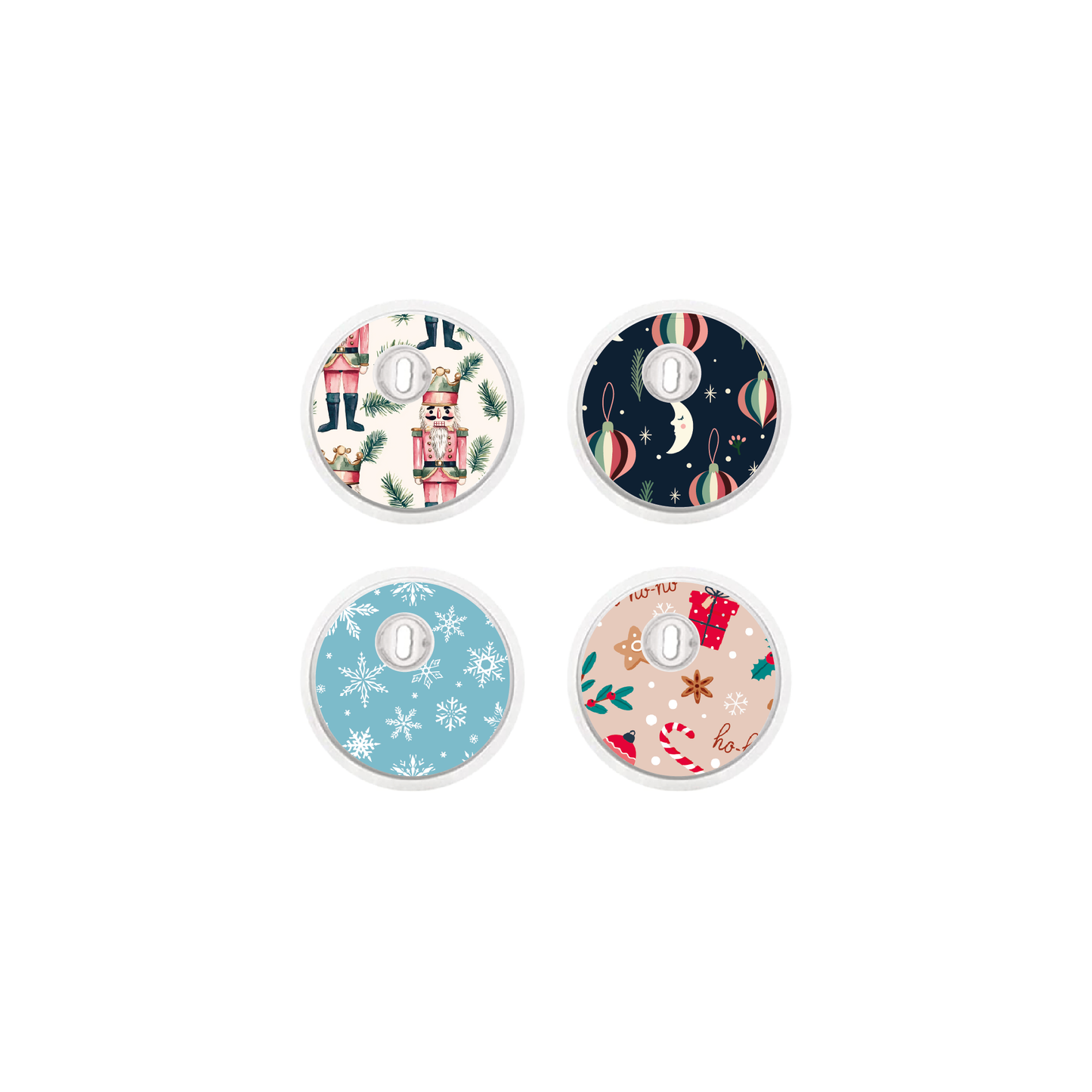 "Mistletoe Magic" - CGM Sensor Stickers for Dexcom, Libre, Medtronic & Medtrum