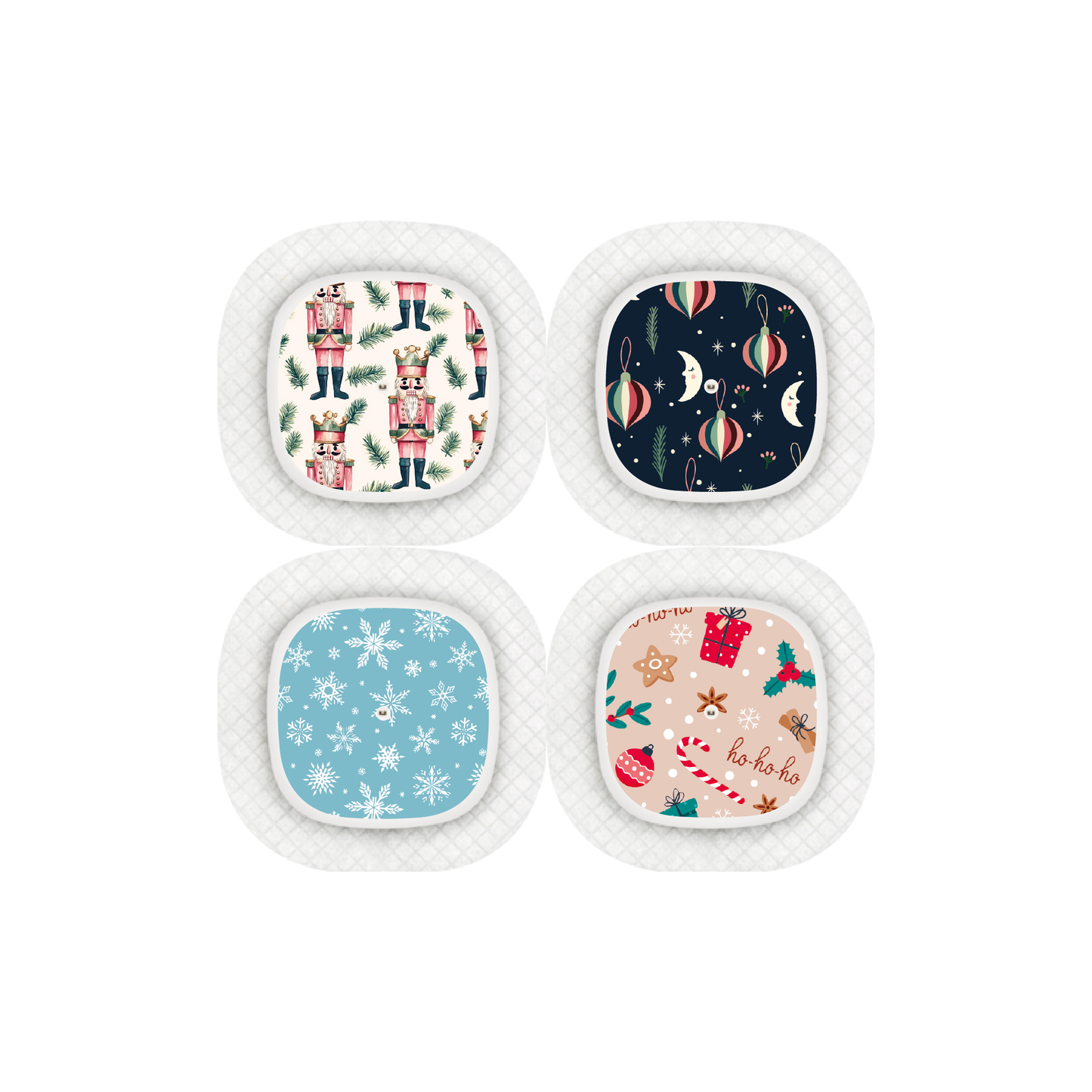"Mistletoe Magic" - CGM Sensor Stickers for Dexcom, Libre, Medtronic & Medtrum