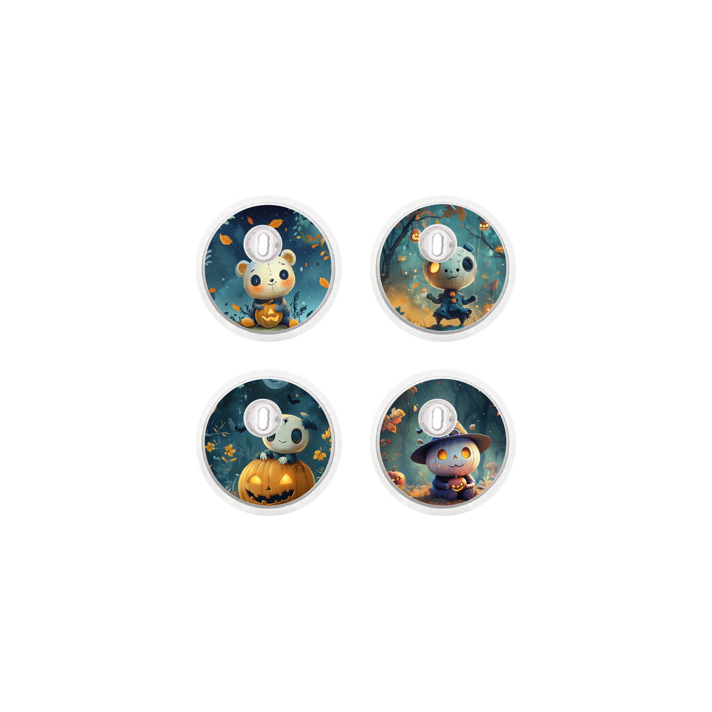 "Boo Buddies" - CGM Sensor Stickers for Dexcom, Libre, Medtronic & Medtrum