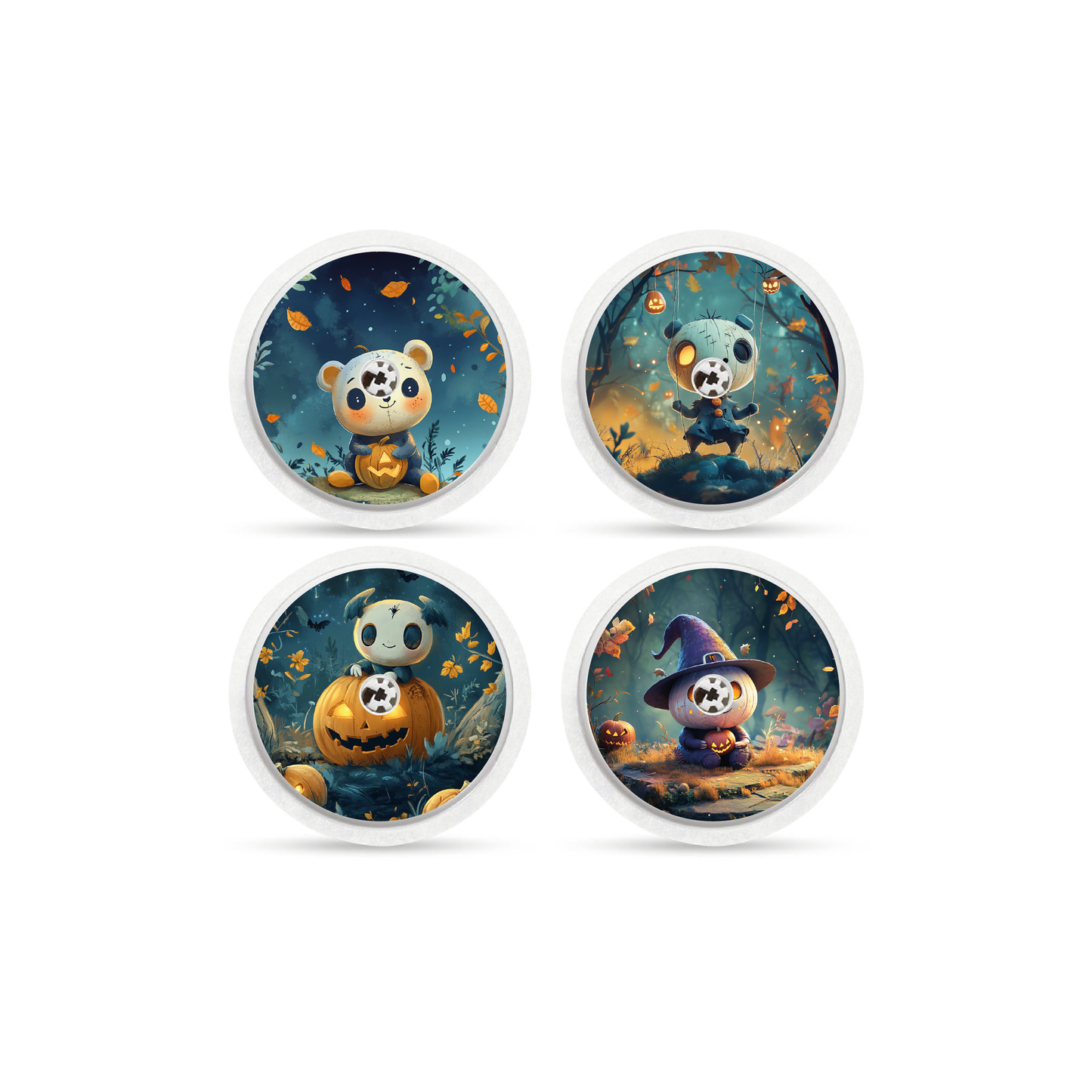 "Boo Buddies" - CGM Sensor Stickers for Dexcom, Libre, Medtronic & Medtrum