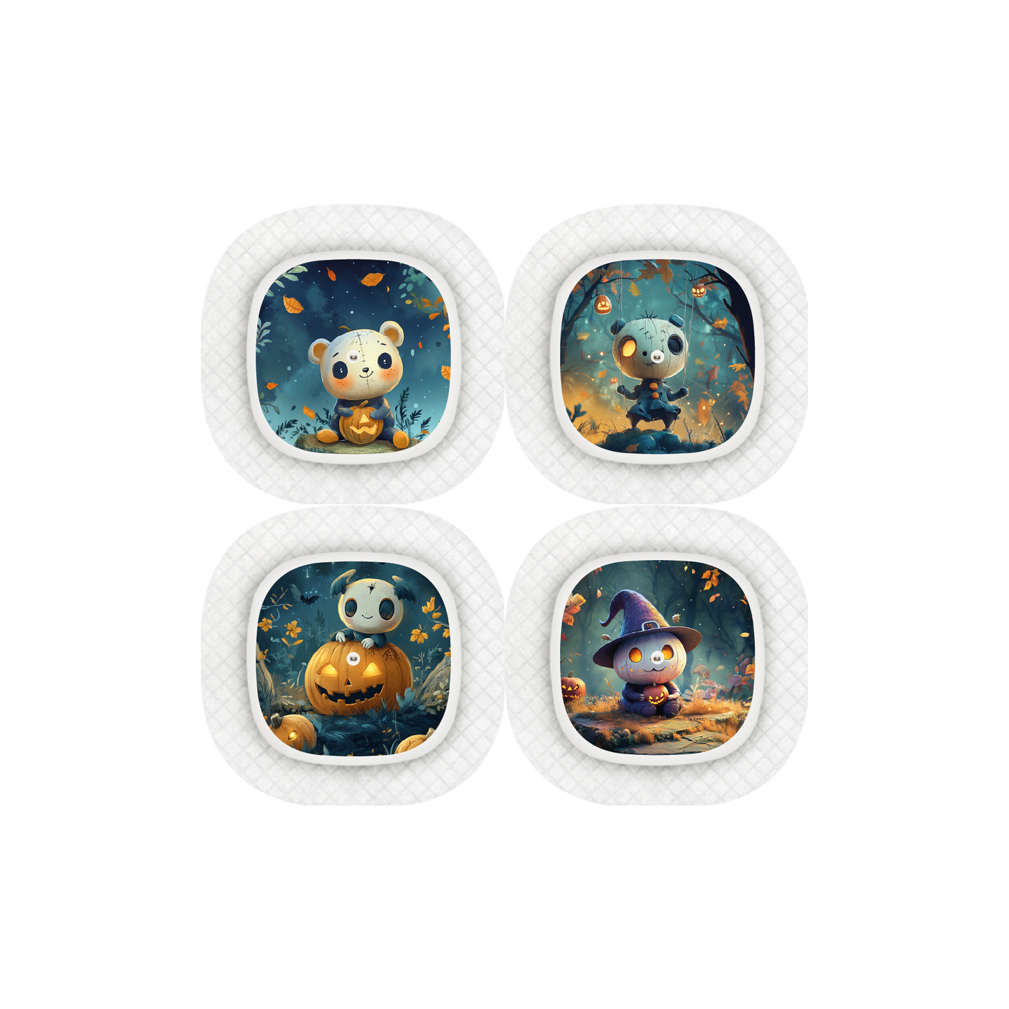 "Boo Buddies" - CGM Sensor Stickers for Dexcom, Libre, Medtronic & Medtrum