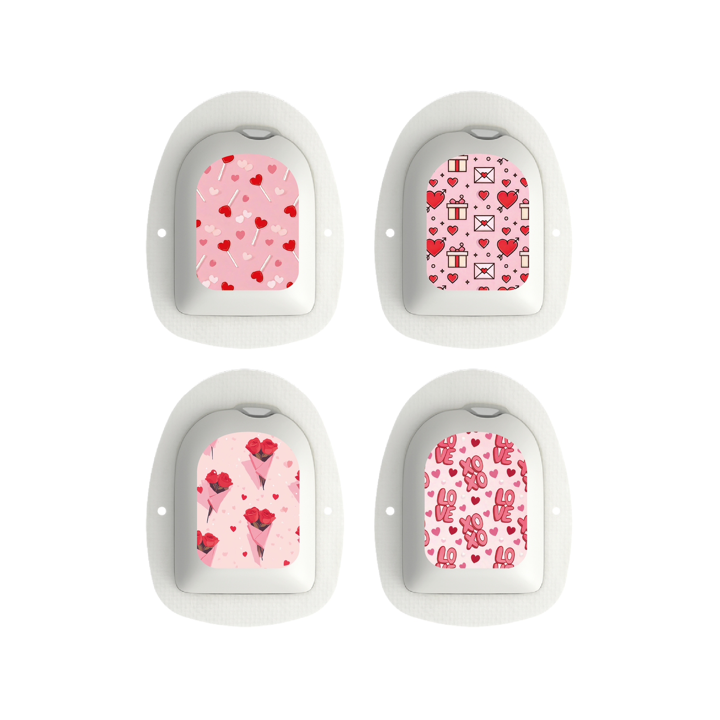 "Valentine" - Omnipod Pod Stickers & Temporary Tattoos