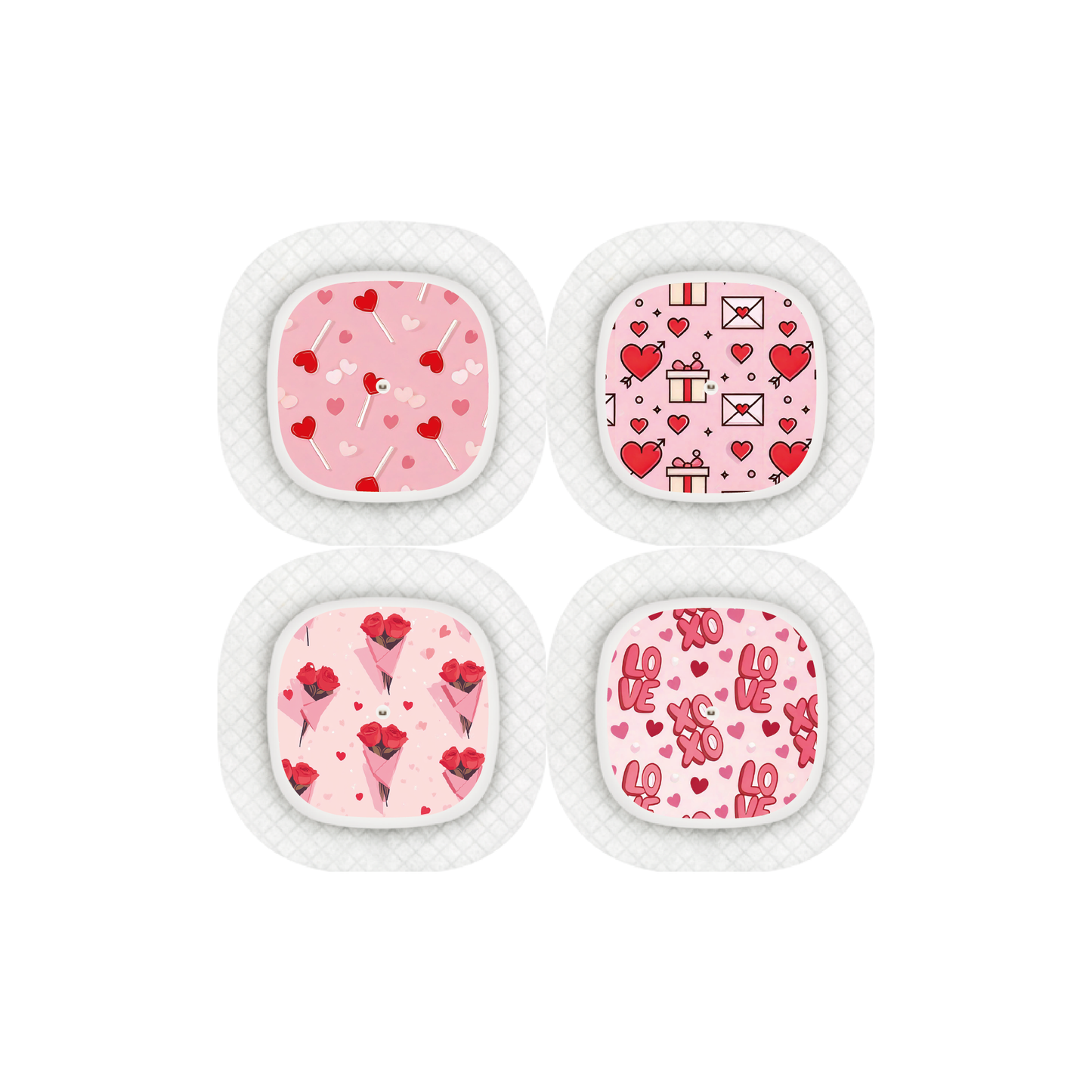 "Valentine" - CGM Sensor Stickers for Dexcom, Libre, Medtronic & Medtrum