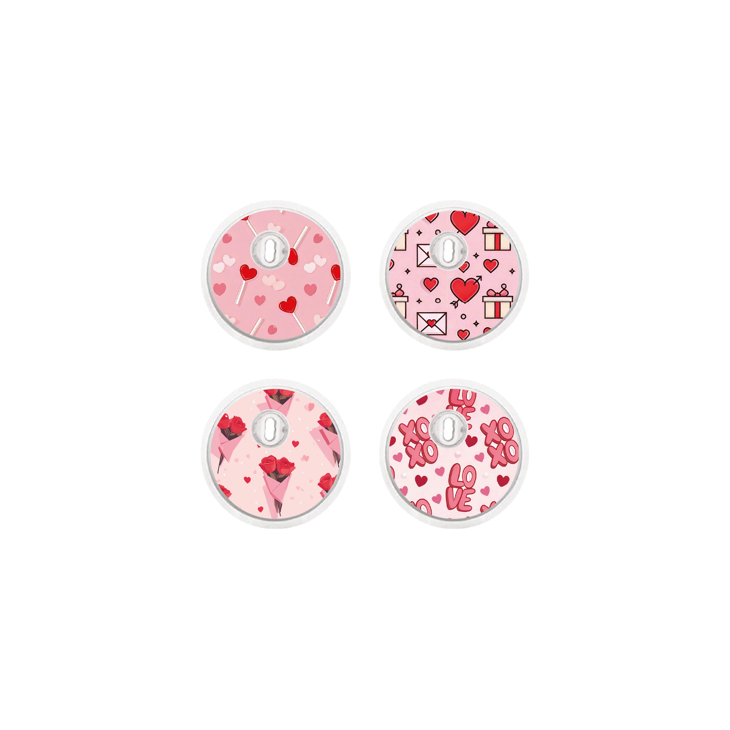 "Valentine" - CGM Sensor Stickers for Dexcom, Libre, Medtronic & Medtrum