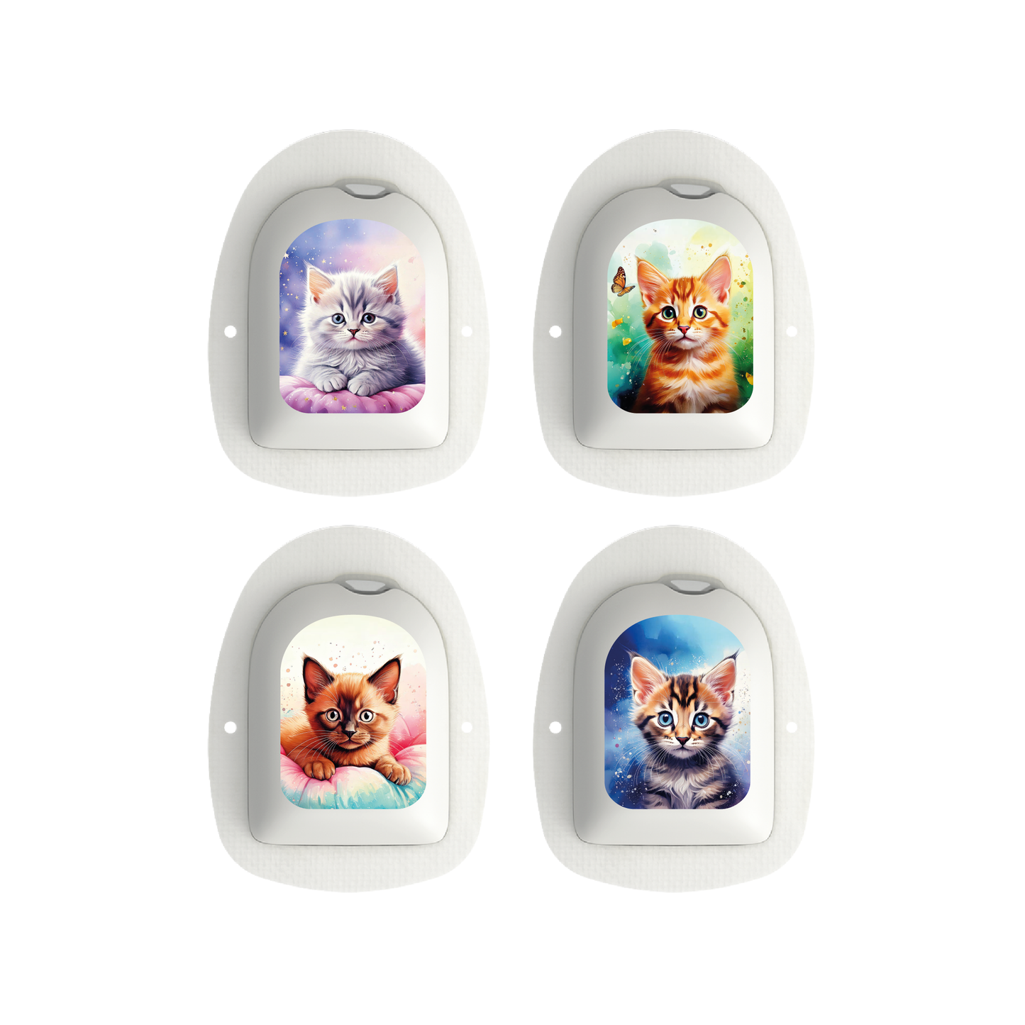 "Kittens" - Omnipod Pod Stickers & Temporary Tattoos