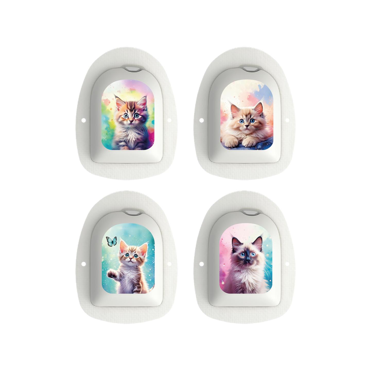 "Kittens" - Omnipod Pod Stickers & Temporary Tattoos