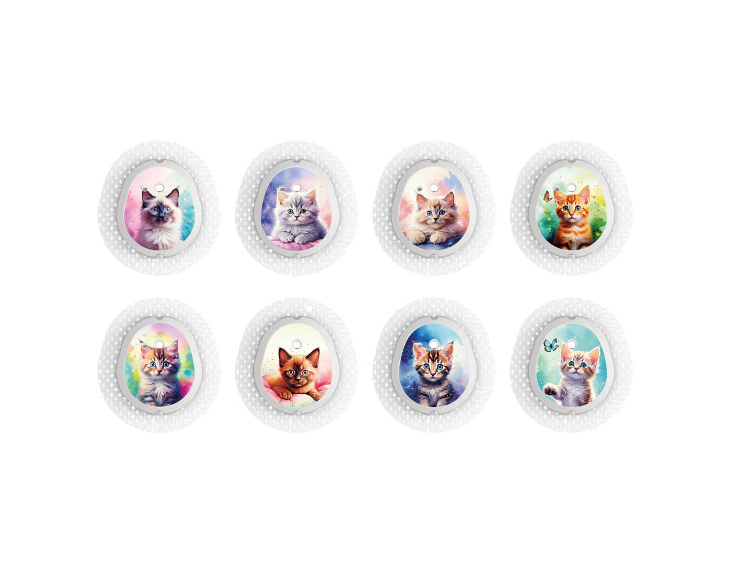 "Kittens" - CGM Sensor Stickers for Dexcom, Libre, Medtronic & Medtrum