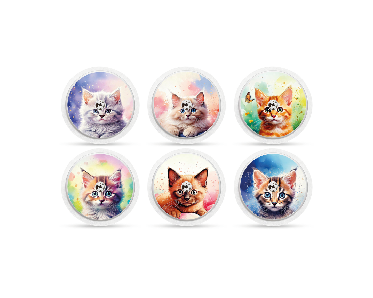"Kittens" - CGM Sensor Stickers for Dexcom, Libre, Medtronic & Medtrum