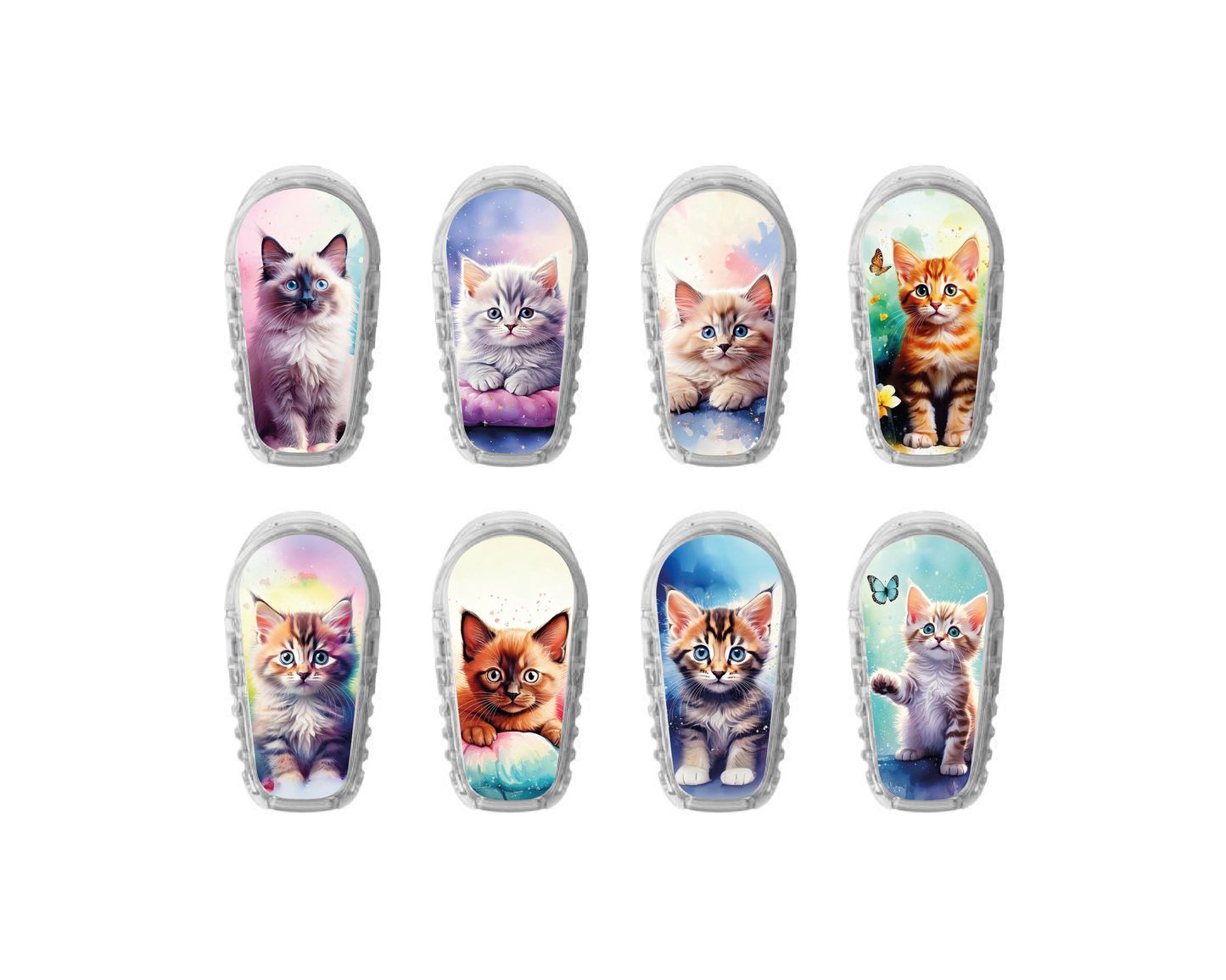 "Kittens" - CGM Sensor Stickers for Dexcom, Libre, Medtronic & Medtrum