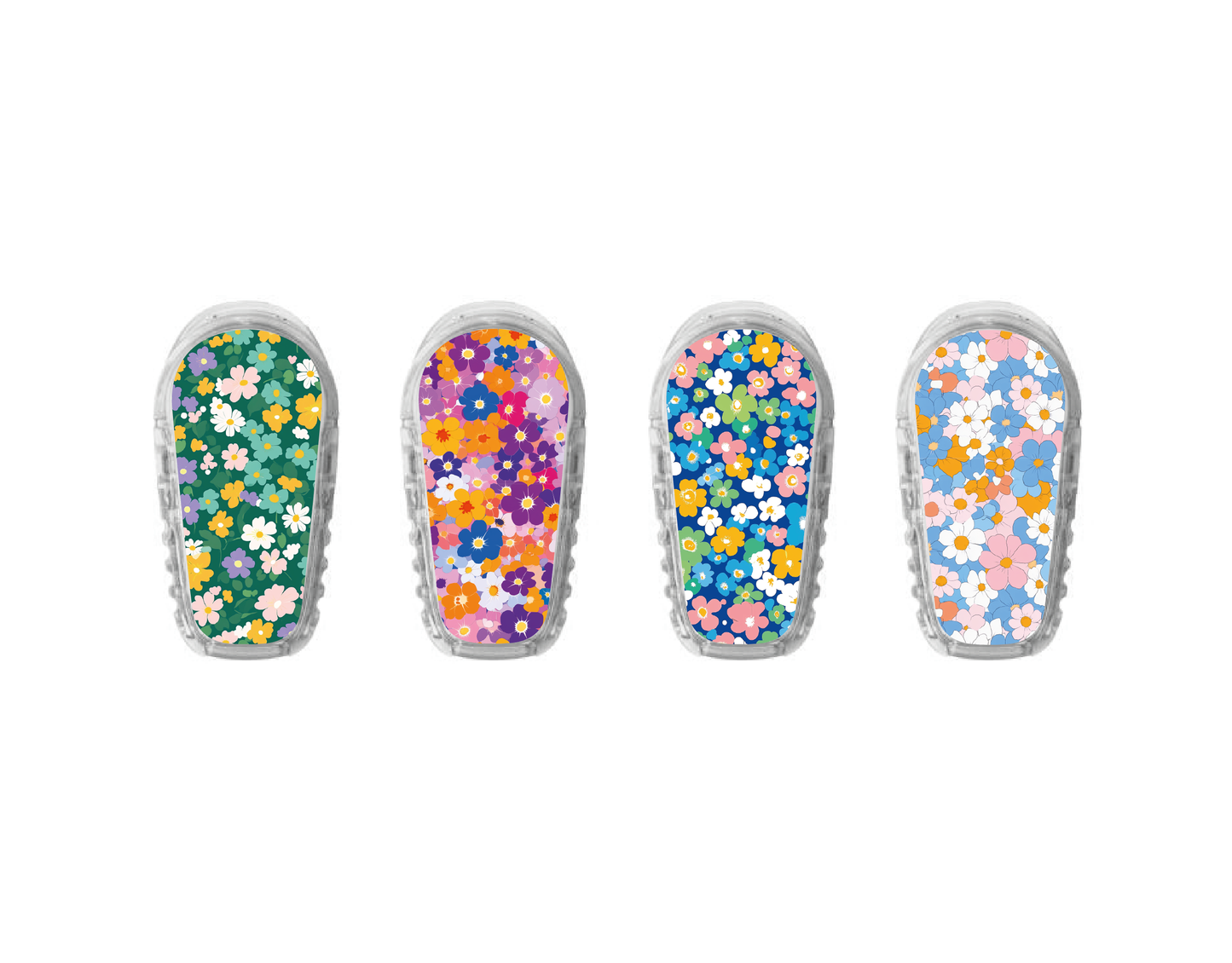 "Floral Bliss" - CGM Sensor Stickers for Dexcom, Libre, Medtronic & Medtrum