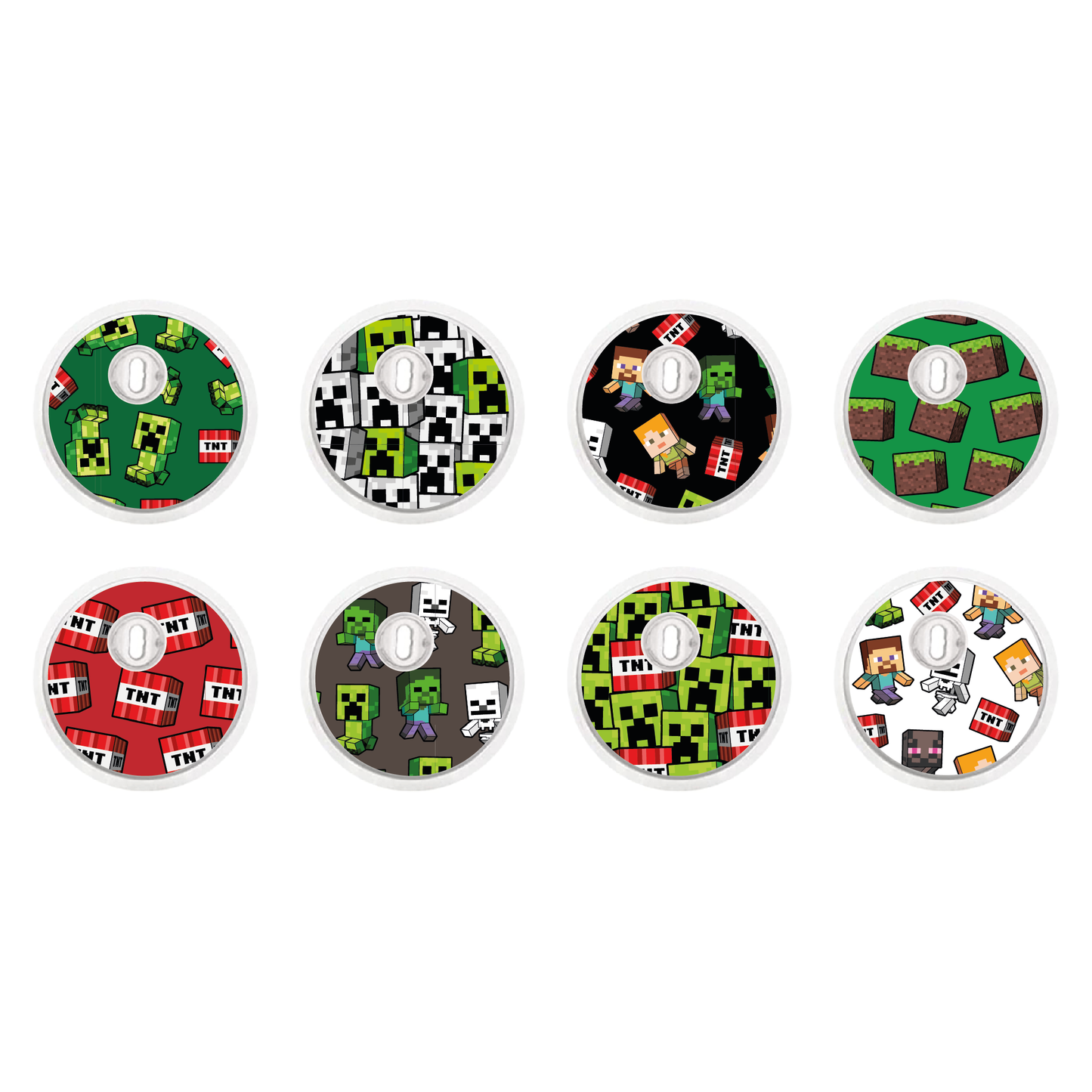 "Creeper World" - CGM Sensor Stickers for Dexcom, Libre, Medtronic & Medtrum