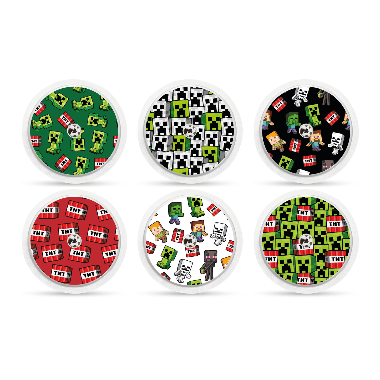 "Creeper World" - CGM Sensor Stickers for Dexcom, Libre, Medtronic & Medtrum