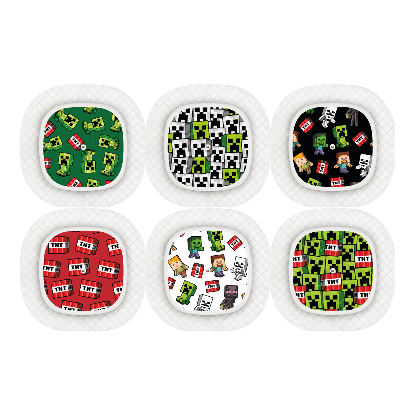 "Creeper World" - CGM Sensor Stickers for Dexcom, Libre, Medtronic & Medtrum