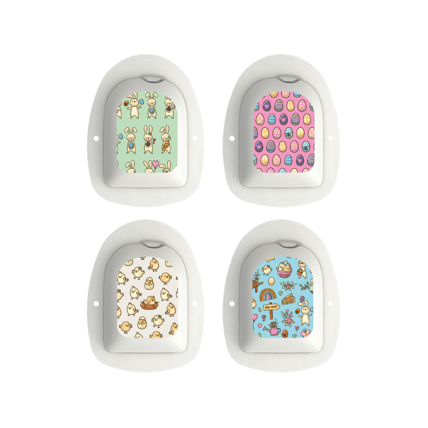 "Egg-Citing" - Omnipod Pod Stickers & Temporary Tattoos