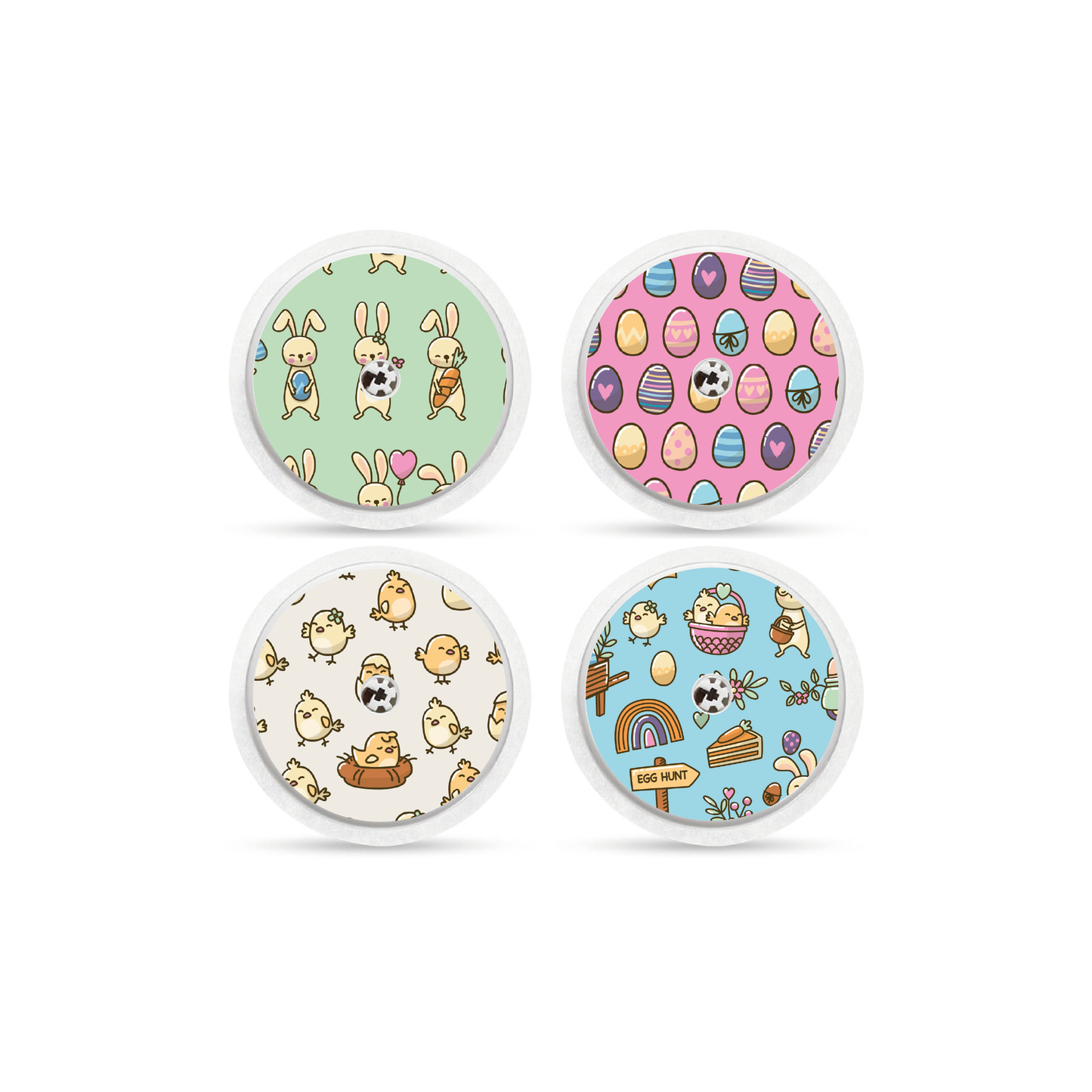 "Egg-Citing" - CGM Sensor Stickers for Dexcom, Libre, Medtronic & Medtrum
