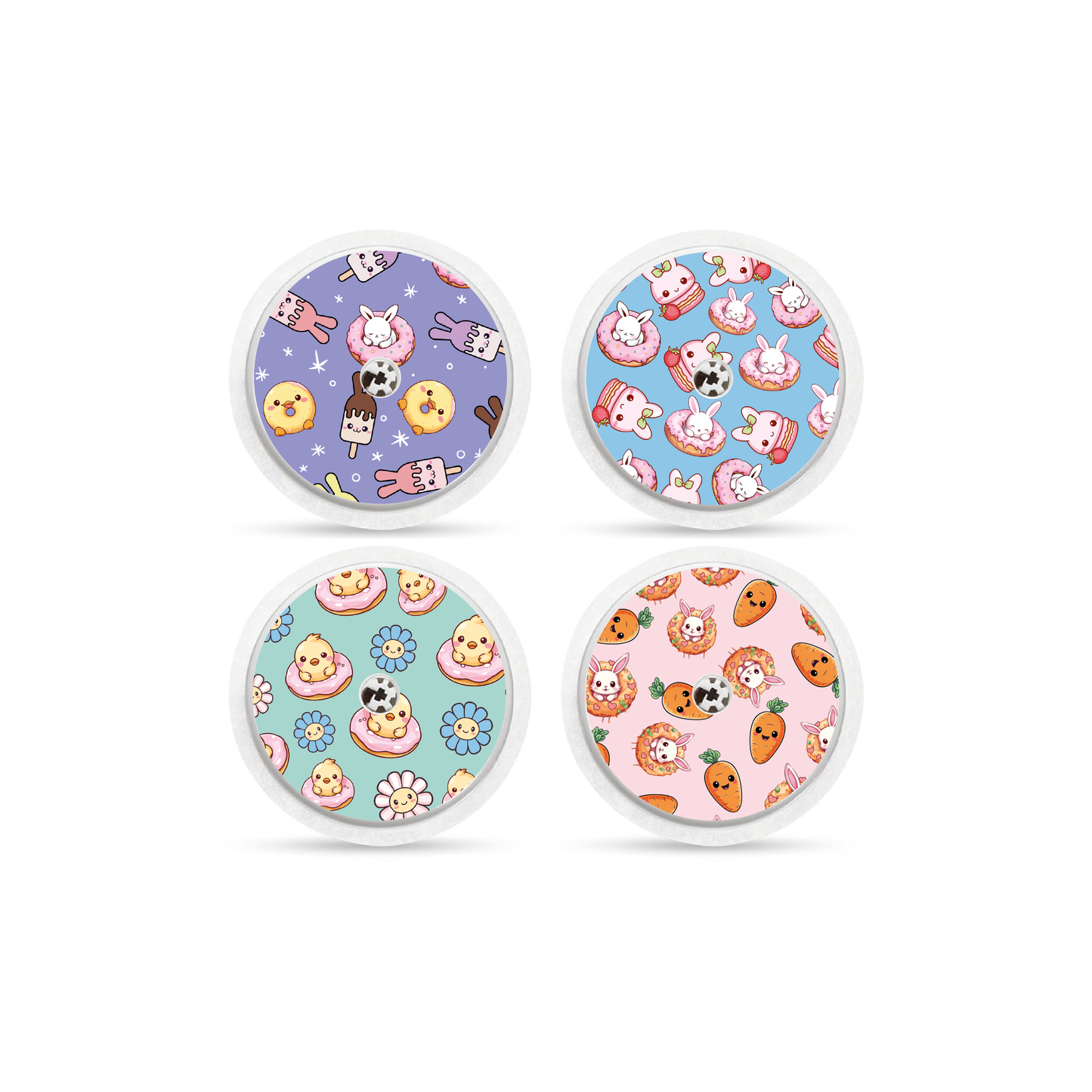 "Sugar Hops" - CGM Sensor Stickers for Dexcom, Libre, Medtronic & Medtrum