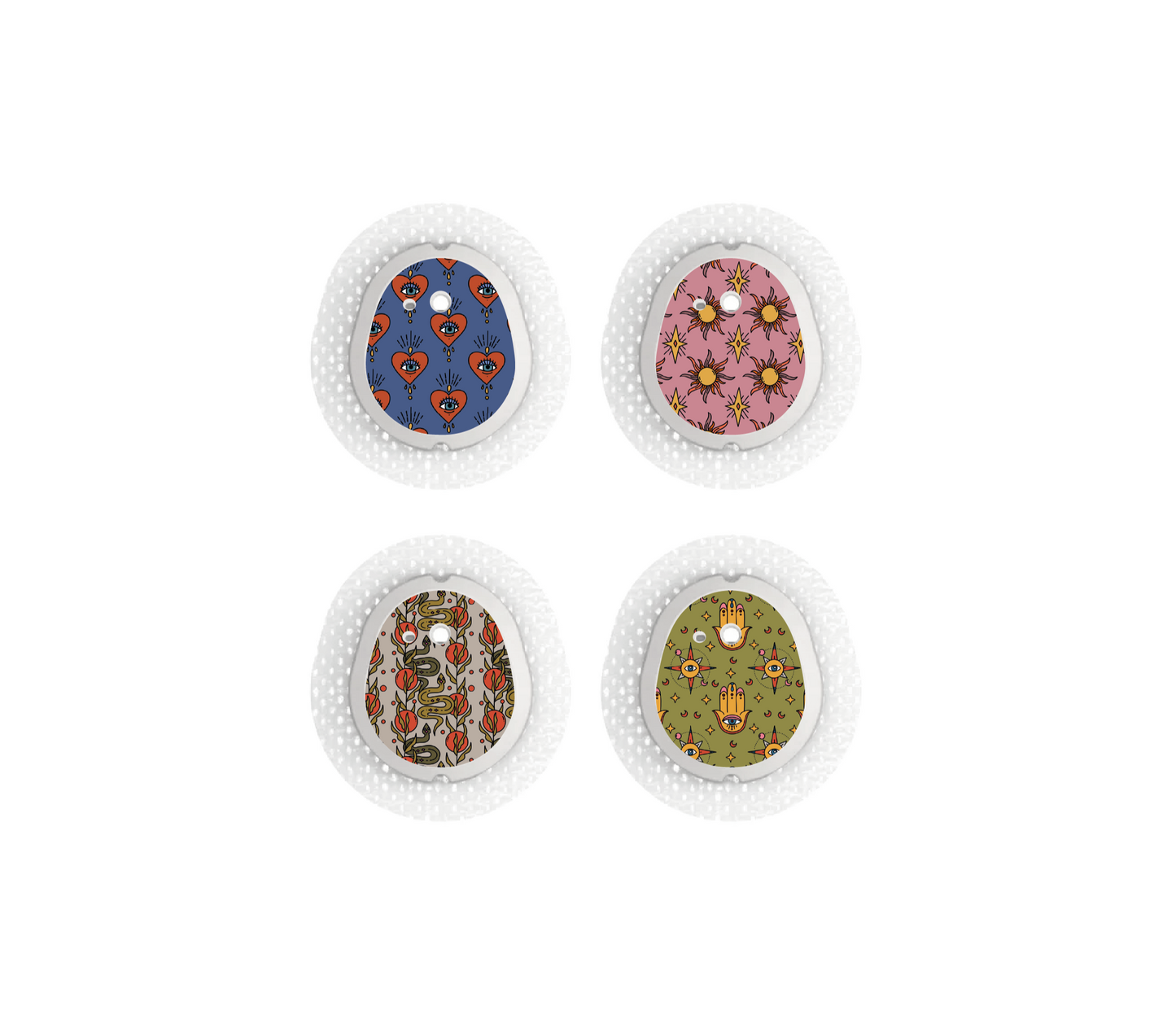 "Celestial Charm" - CGM Sensor Stickers for Dexcom, Libre, Medtronic & Medtrum